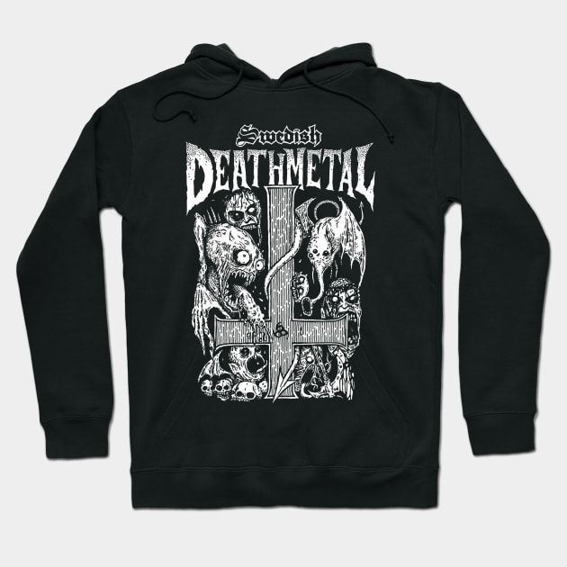 Swedish Death Metal Hoodie by CosmicAngerDesign